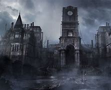 Image result for Gothic Castle at Night