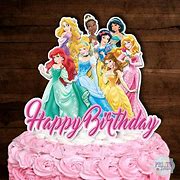 Image result for Disney Princess Birthday Cake Toppers