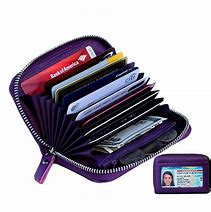Image result for Credit Card Holder with Zipper