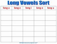 Image result for Long Vowel Word Sorts Printables