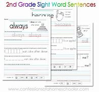 Image result for Sentence Tracing Worksheets 2nd Grade