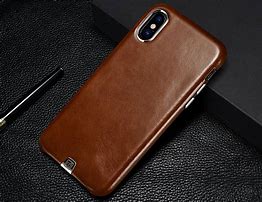 Image result for Leather iPhone X Max Case