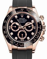 Image result for Rose Gold Black Dial Watch