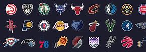 Image result for 30 Team 3D Logos NBA