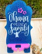 Image result for Blue Glitter Phone Stand