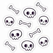 Image result for Cute Skull Stickers