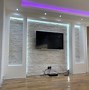 Image result for TV On Wall Design