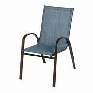 Image result for Blue Sling Patio Chairs