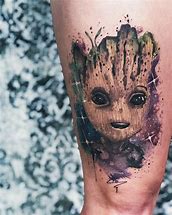 Image result for Groot Tattoo Watercolor
