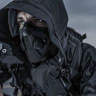 Image result for Cyberpunk Black Helmet