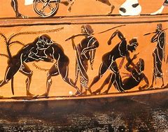 Image result for Ancient Olympic Games Wrestling