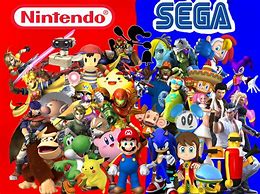 Image result for Nintendo Sega Characters