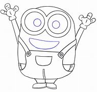 Image result for Minion Line Drawing