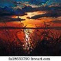 Image result for Sunset Lake Landscape