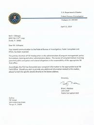 Image result for FBI Letter
