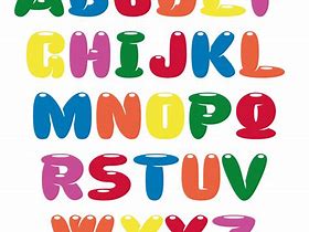 Image result for Large Printable Bubble Letters