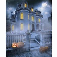 Image result for Haunted House Backdrop