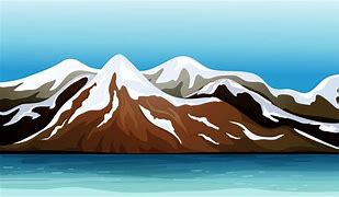 Image result for Snowy Mountain Clip Art