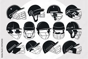 Image result for Cricket Helmet SVG