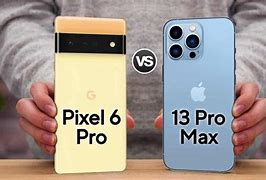 Image result for Pixel 6 vs iPhone 13 Pro Max