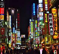 Image result for Night Tokyo City Buildings Close