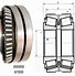 Image result for Tapered Roller Thrust Bearing