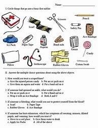 Image result for Printable First Aid Worksheets