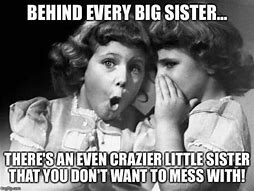 Image result for Protective Big Sister Memes