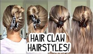 Image result for Claw Clip Short Hair