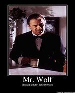 Image result for The Wolf Pulp Fiction Meme