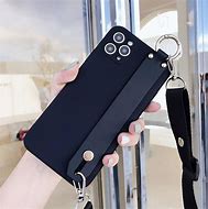 Image result for Black Hand Strap iPhone 13 Case