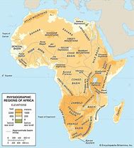 Image result for West Africa Physical Map