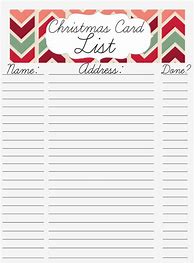 Image result for Christmas Address Book Template Excel