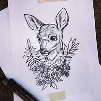 Image result for Black Deer Drawing