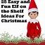 Image result for Elf On the Shelf Ideas for Kids