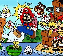 Image result for Famicom Super Mario Bros 1 Box Art