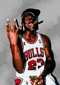 Image result for Michael Jordan Poster Wearing a Hat