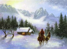 Image result for Mountain Man Cabin Paintings