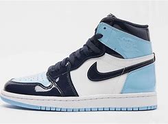 Image result for Baby Blue Shiny Jordan 1