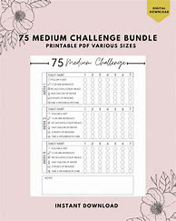 Image result for 75 Day Mom Challenge Template