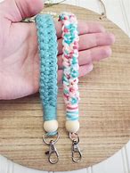 Image result for crocheted keychains lanyard