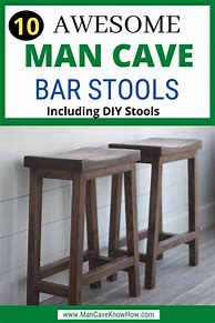 Image result for DIY Man Cave Bar Stool
