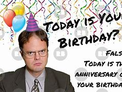 Image result for Happy Birthday Dwight Meme