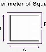 Image result for Square Perimeter