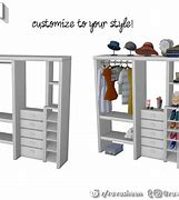 Image result for Clothes Hanging Shelf Sims 4