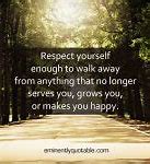 Image result for Respect Yourself Quotes
