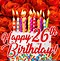 Image result for 26 Birthday