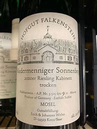 Image result for Hofgut Falkenstein Niedermenniger Sonnenberg Riesling Kabinett trocken Munny #9