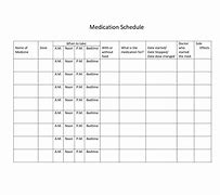 Image result for Weekly Medication Schedule