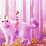 Image result for Cat Riding a Unicorn Meme